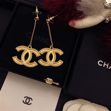 buy chanel logo earrings|chanel logo earrings cheap.